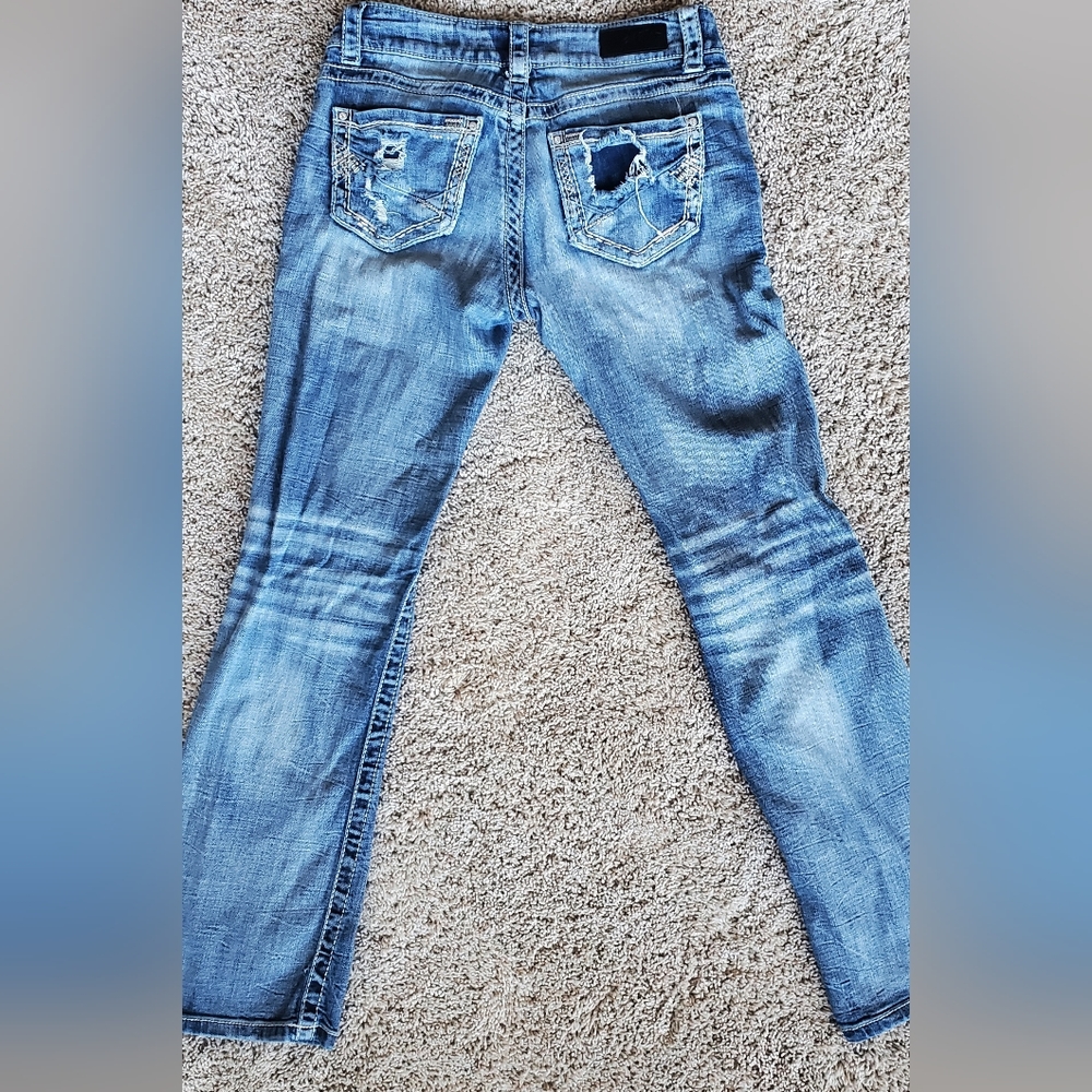 Silver jeans